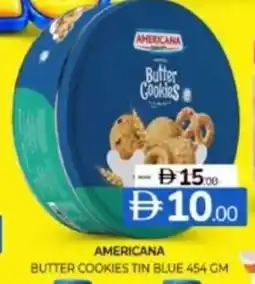Al Madina Hypermarket Butter cookies tin blue offer