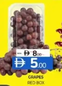Al Madina Hypermarket Grapes red box offer