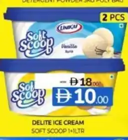 Al Madina Hypermarket Delite ice cream soft scoop offer