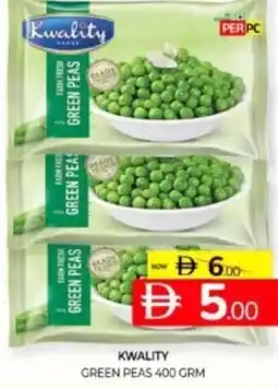 Al Madina Hypermarket Kwality green peas offer