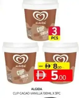 Al Madina Hypermarket Algida cup cacao vanilla offer