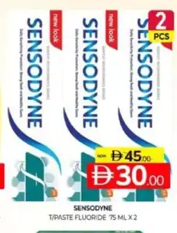 Al Madina Hypermarket Sensodyne t/paste fluoride offer