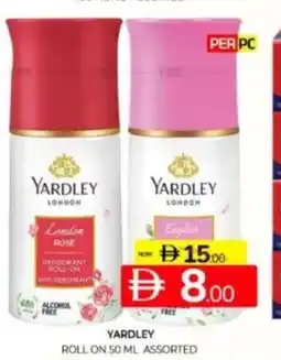 Al Madina Hypermarket Yardley roll on offer