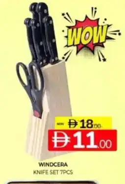 Al Madina Hypermarket Windcera knife set offer