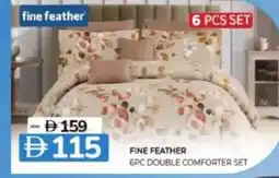 Al Madina Hypermarket Fine feather double comforter set offer