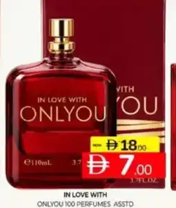 Al Madina Hypermarket In love with onlyou ou perfumes offer