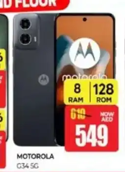Al Madina Hypermarket Motorola g34 5G offer