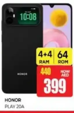 Al Madina Hypermarket Honor play 20a offer