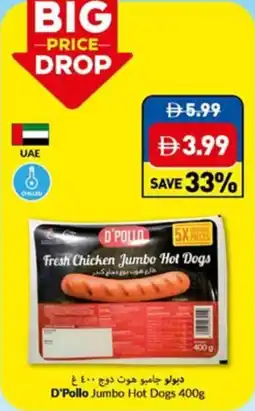 Viva D'Pollo Jumbo Hot Dogs offer