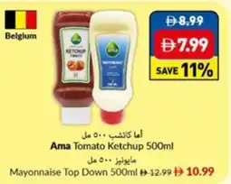 Viva Ama tomato ketchup mayonnaise top down offer