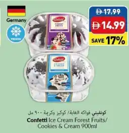 Viva Confetti ice cream forest fruits cookies & cream offer