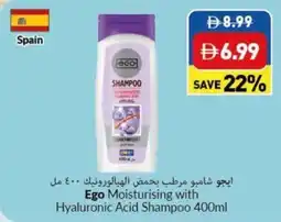 Viva Ego moisturising with hyaluronic acid shampoo offer