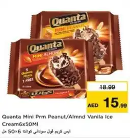 Nesto Quanta Mini Prm Peanut/Almnd Vanila Ice Cream offer