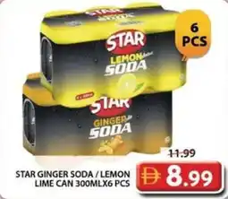 Grand Hyper Market Star ginger soda/lemon lime can offer