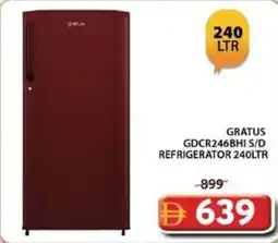 Grand Hyper Market Gratus gdcr246bhi s/d refrigerator offer
