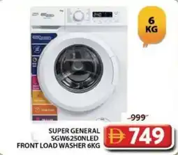 Grand Hyper Market Super general sgw6250nled front load washer offer