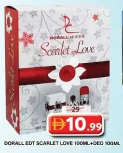 Grand Hyper Market Dorall edt scarlet love + deo offer