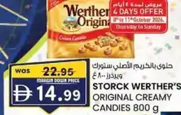KM Trading Storck werther's original creamy candies offer