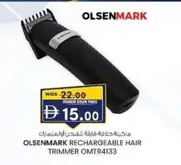 KM Trading Olsenmark rechargeable hair trimmer omtr4133 offer
