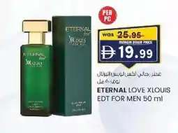KM Trading Eternal love xlouis edt for men offer