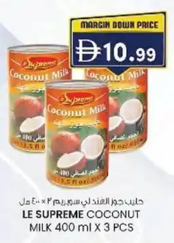 KM Trading Le supreme coconut milk offer