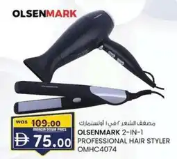KM Trading Olsenmark 2-in-1 professional hair styler OMHC4074 offer