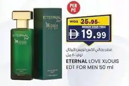 KM Trading Eternal love xlouis EDT for men offer
