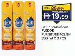 KM Trading Pledge furniture polish offer