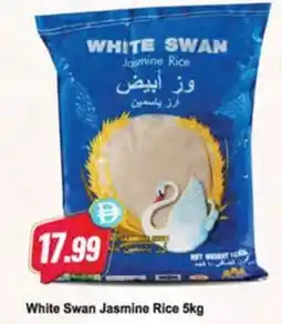 Almaya supermarket White Swan Jasmine Rice offer