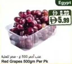 Almaya supermarket Red Grapes offer