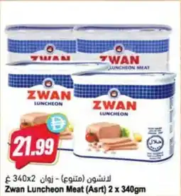 Almaya supermarket Zwan Luncheon Meat (Asrt) offer