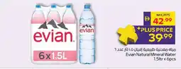 Megamart Evian Natural Mineral Water offer