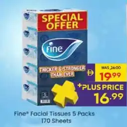 Megamart Fine Facial Tissues offer