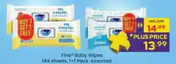 Megamart Fine Baby Wipes Assorted offer