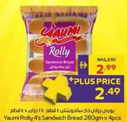 Megamart Yaumi Rolly 4's Sandwich Bread offer
