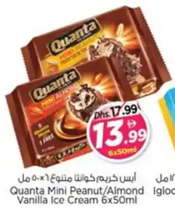 Nesto Quanta Mini Peanut/Almond Vanilla Ice Cream offer