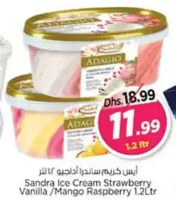Nesto Sandra Ice Cream Strawberry Vanilla/Mango Raspberry offer