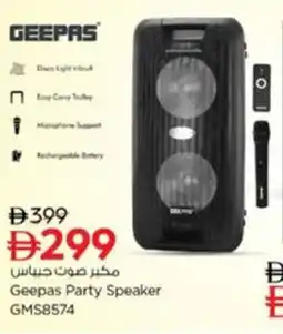 Nesto Geepas Party Speaker GMS8574 offer