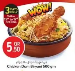 Safari Hypermarket Chicken Dum Biryani offer