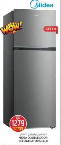 Safari Hypermarket Midea double door refrigerator offer