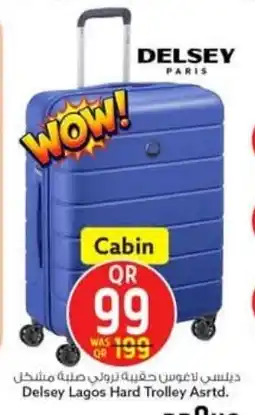 Safari Hypermarket Delsey lagos hard trolley offer