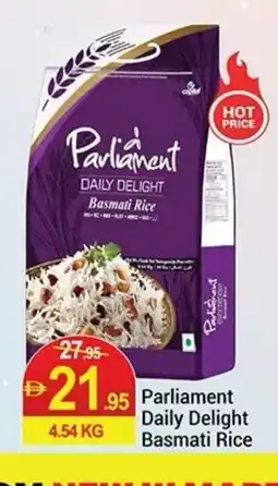 New W Mart Parliament Daily Delight Basmati Rice offer