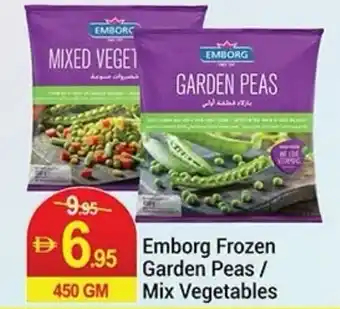 Emborg Frozen Garden Peas/Mix Vegetables