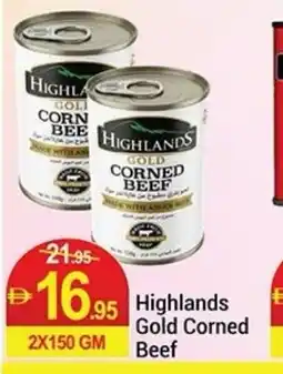 New W Mart Highlands Gold Corned Beef offer
