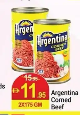New W Mart Argentina Corned beef offer
