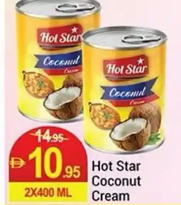 New W Mart Hot Star Coconut Cream offer
