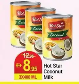 New W Mart Hot Star Coconut Milk offer
