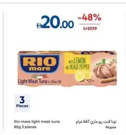 Carrefour Rio mare light meat tuna offer