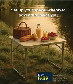 Nesto Aluminium Table asstd. offer