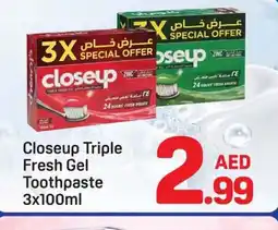 Day To Day Closeup Triple Fresh Gel Toothpaste offer